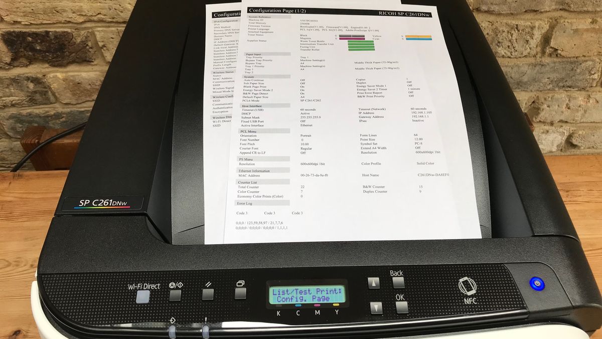 Ricoh SP C261DNw review | TechRadar