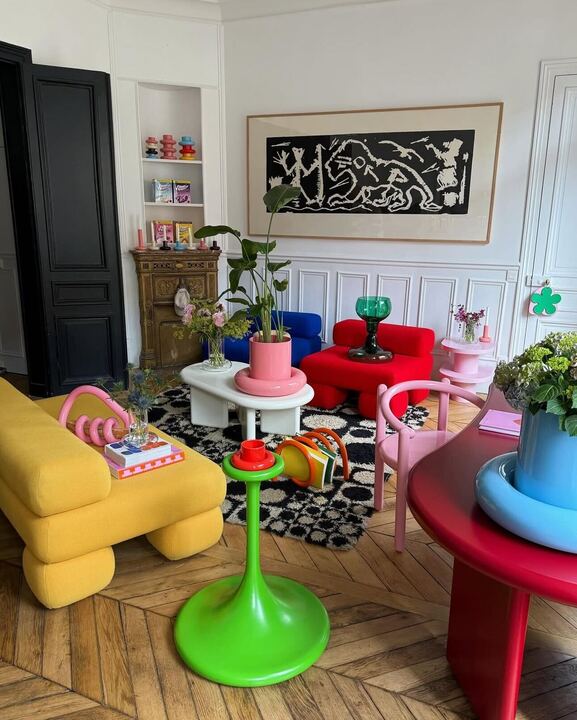 Gustaf Westman's dopamine decor home