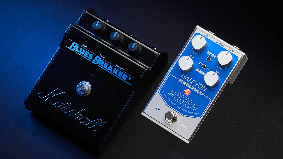 “A new and unique take on the classic Bluesbreaker tone”: Origin Effects’ Halcyon Blue recreates John Mayer’s favorite Marshall drive pedal – but it’s much more than just a clone