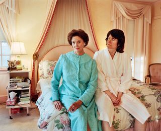 Mum and I in bathrobes, Washington, D.C, 2000, by Sage Sohier.