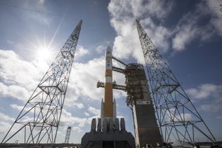 Delta IV Rocket with WGS-8 Satellite