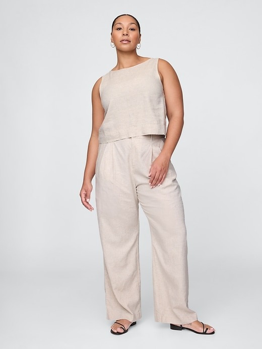 Gap 365 high height linen trousers