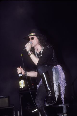 Have a drink on me, Hussey at NYC's Radio City Music Hall in 1987