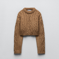 Cable Knit Sweater, £33 | Zara