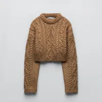 Cable Knit Sweater, £33 | Zara