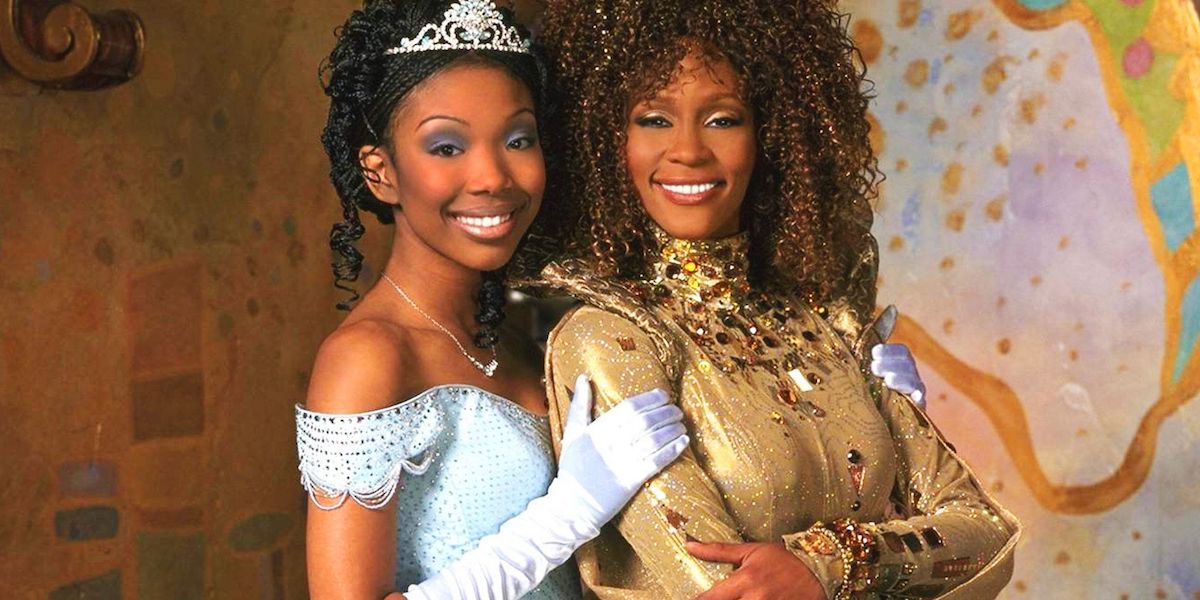 Brandy and Whitney Houston in 1997&#039;s Cinderella