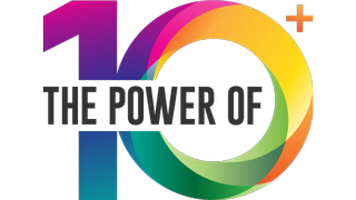 The SDVoE Alliance Power of 10+ logo. 