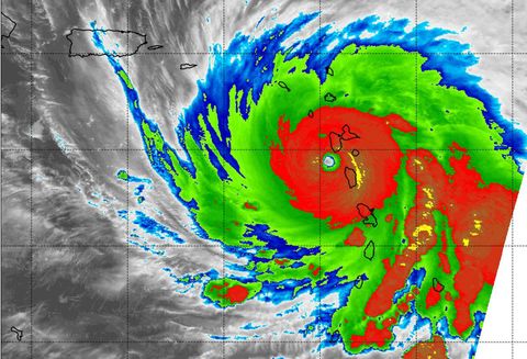 Satellites Tracking Powerful Hurricane Maria From Space Space