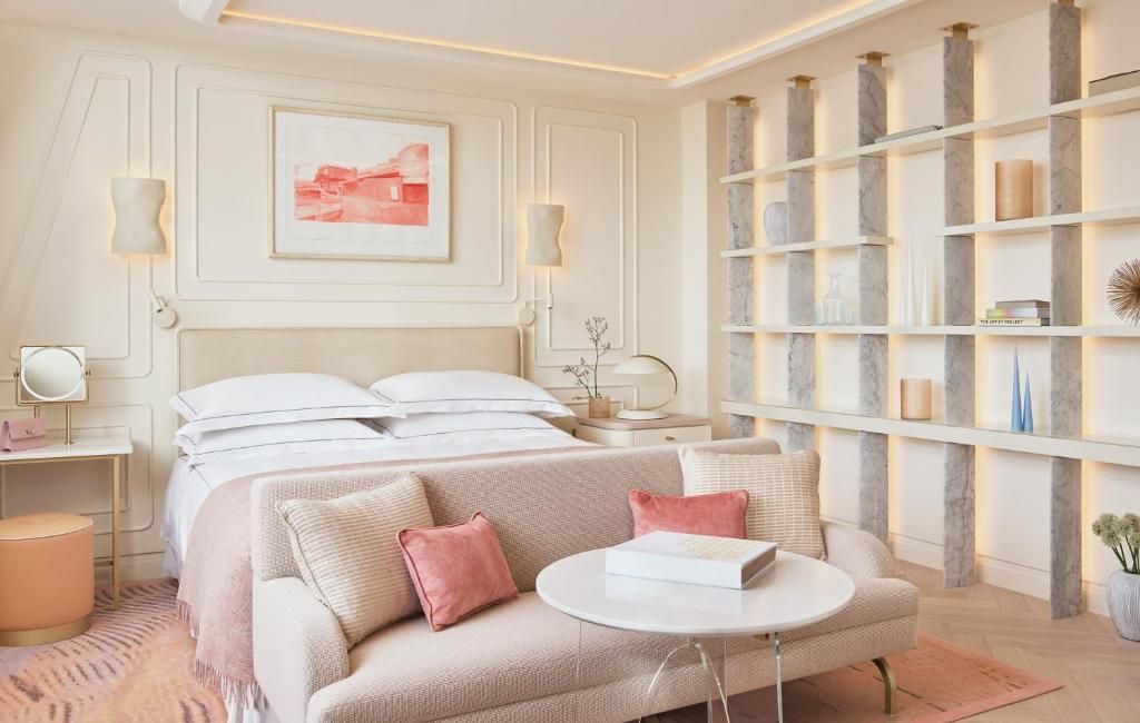 A hotel bedroom at One Aldwych London