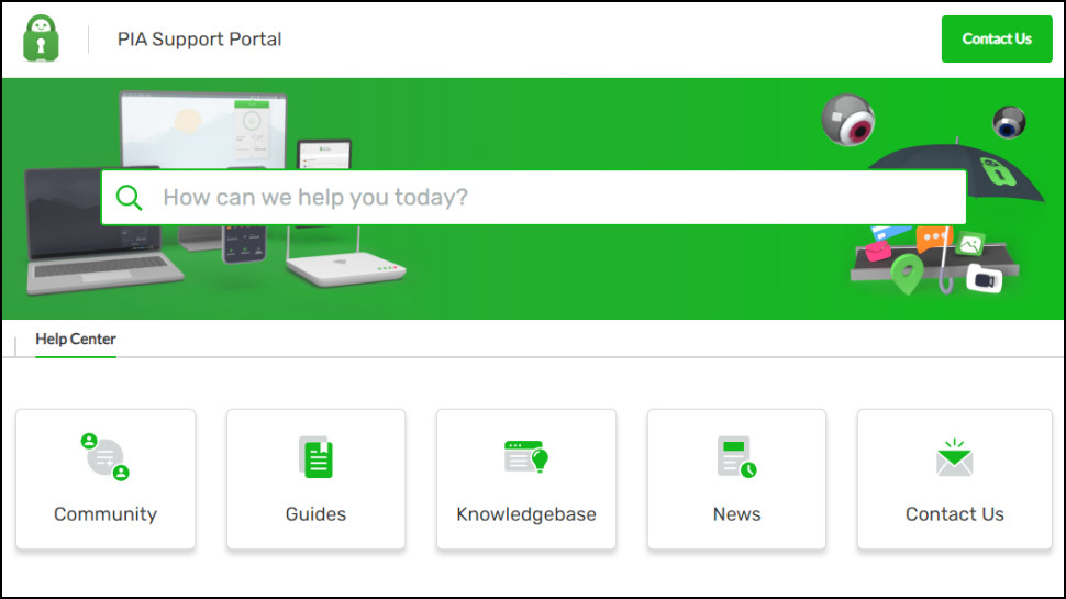 Private Internet Access Support Site