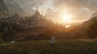 A teaser image of Middle-earth in Amazon Prime Video's The Lord of the Rings series.