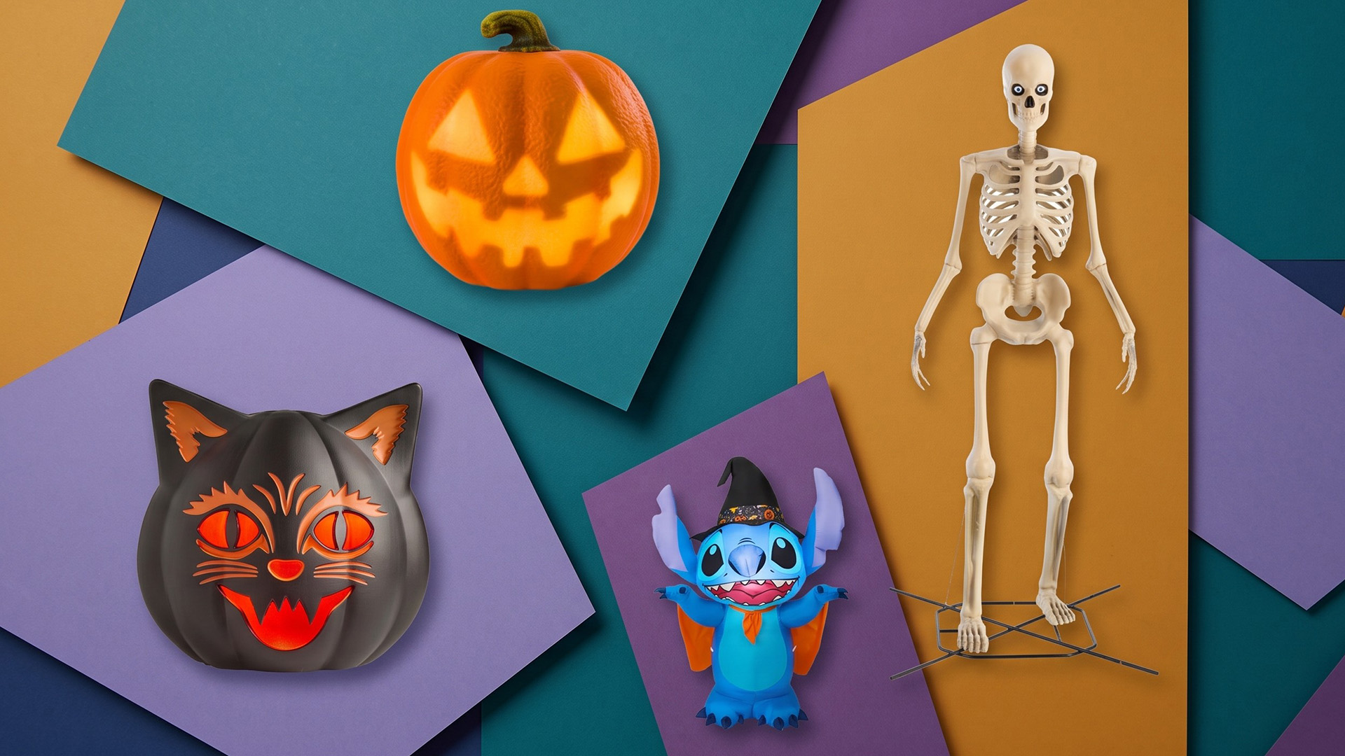 A selection of Halloween decor from Home Depot.