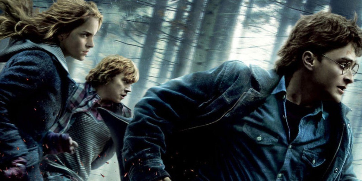 Harry Potter and the Death Hallows Part 1 with Rupert Grint, Emma Watson, and Daniel Radcliffe
