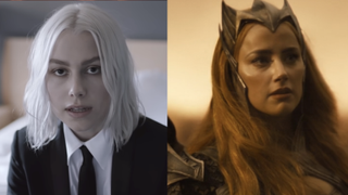 Phoebe Bridgers and Amber Heard side by side