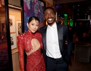Leah Lewis and Mamoudou Athie attend the World Premiere of Disney and Pixar's feature film "Elemental" at Academy Museum of Motion Pictures in Los Angeles