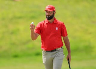 Jon Rahm in Olympics action