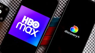 HBO Max and Discovery Plus logos side by side