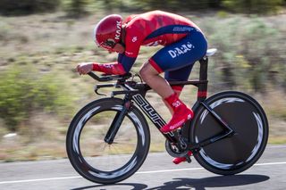 Jordan Kerby rode to third place Friday at the Tour of the Gila.