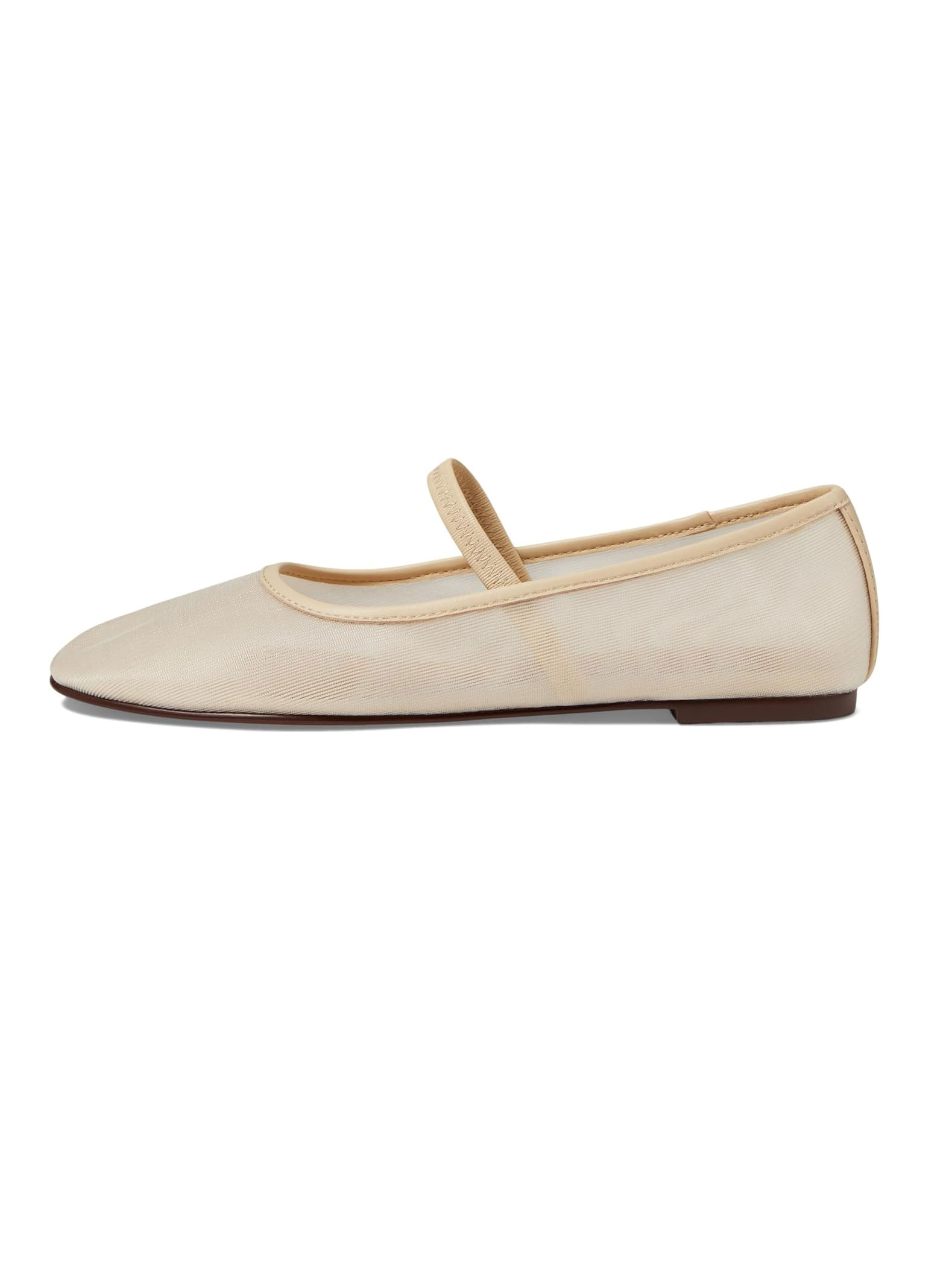 beige mesh mary jane flats by madewell