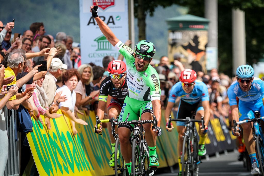 Bardiani-CSF's Nicola Ruffino celebrates his stage win