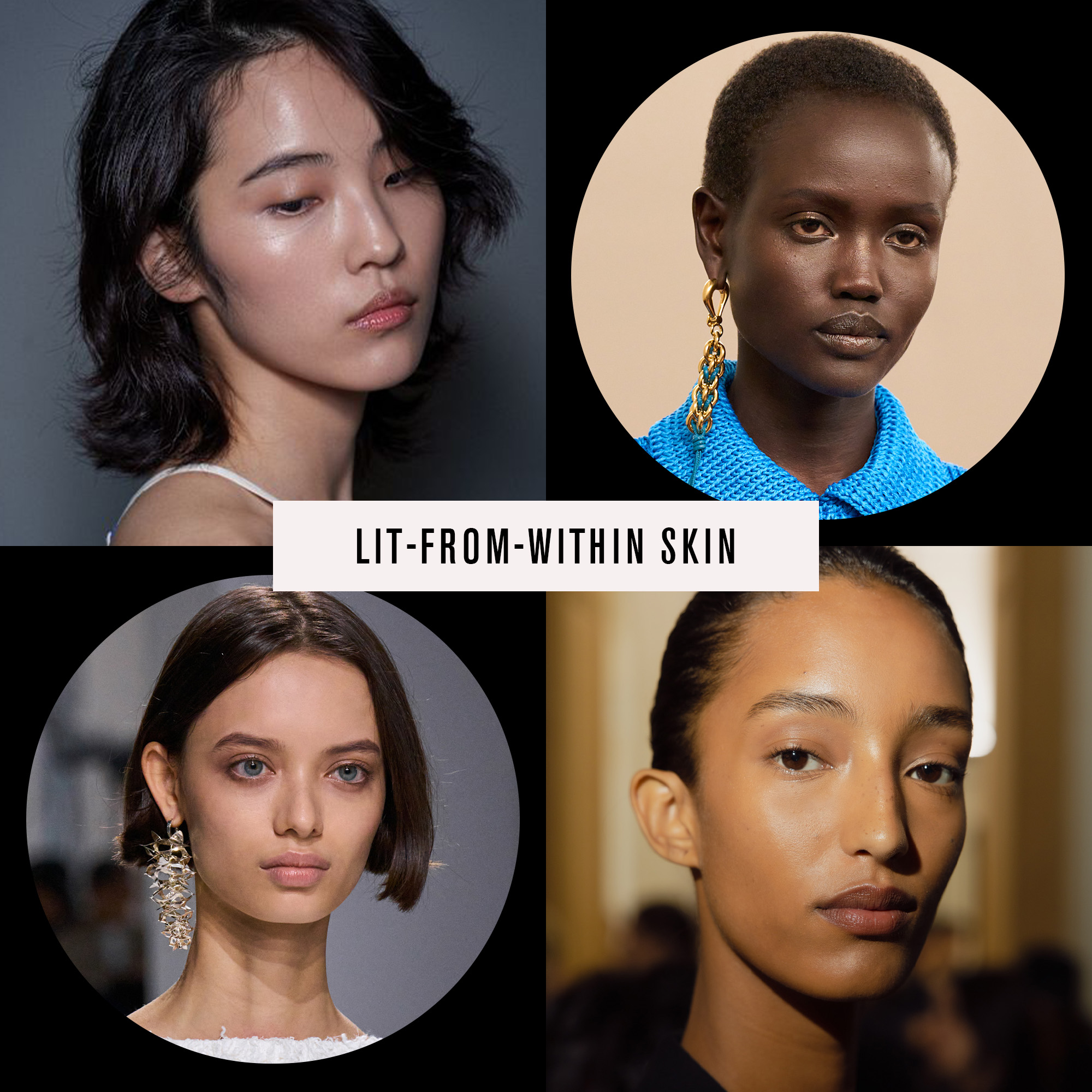 Lit-from-within skin collage