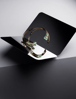 Green designed jewelry piece
