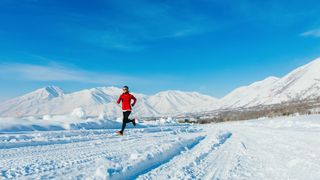 how cold is too cold to run: runner in Utah