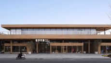 pulo market by a9a architects in china, seen here from the main street side 