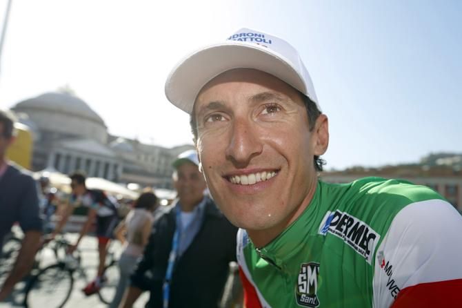 Italian champion Franco Pellizotti happy to be back on the Giro d'Italia
