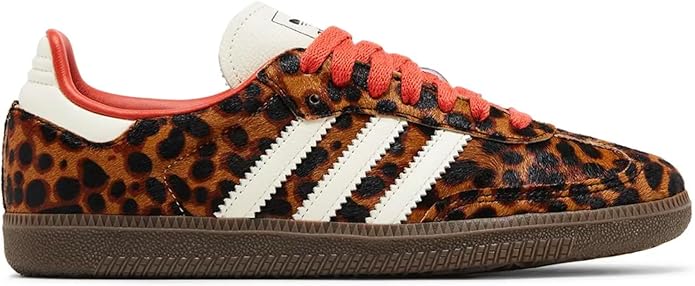 adidas Originals, Adidas Samba Og Womens Sneaker (leopard Print Gum, 8.5)