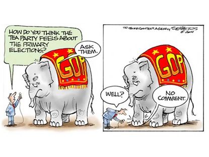 Political cartoon GOP primaries