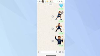 Sent Genmoji stickers