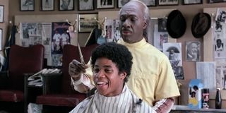 Cuba Gooding Jr. and Eddie Murphy in Coming to America