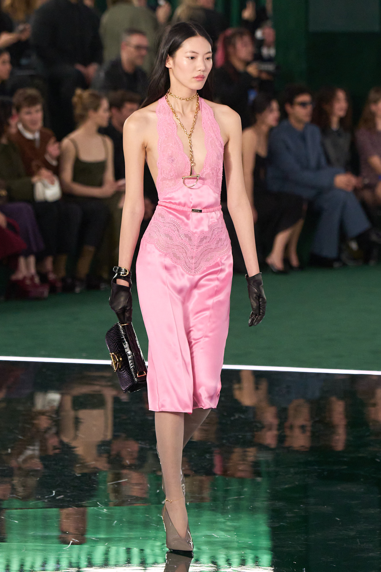 lace trend on the fall/winter 2025 runway