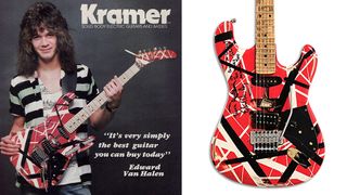 Eddie Van Halen 'Kramer Ad' guitar
