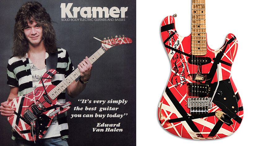 Eddie Van Halen &#039;Kramer Ad&#039; guitar