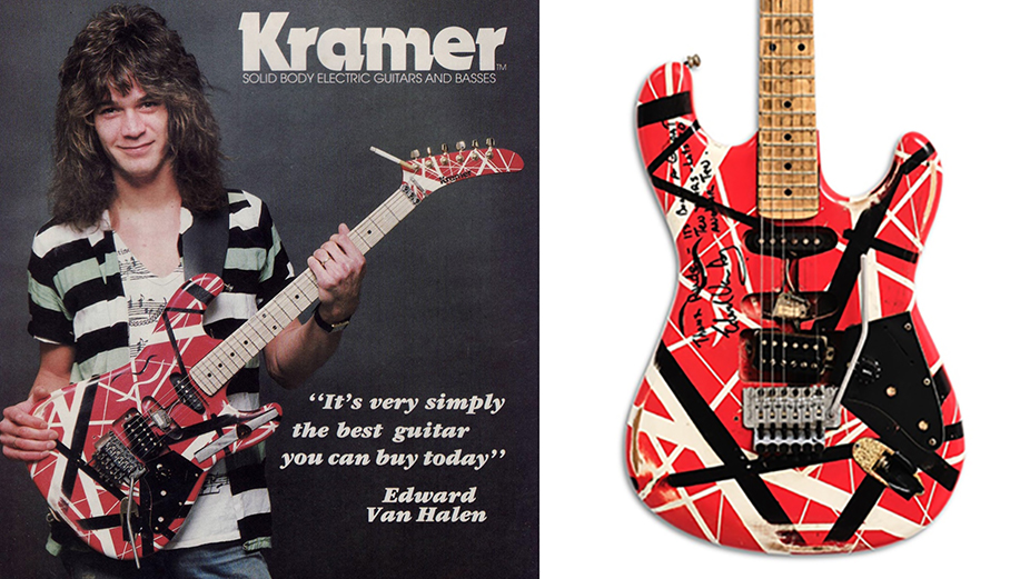 Eddie Van Halen 'Kramer Ad' guitar