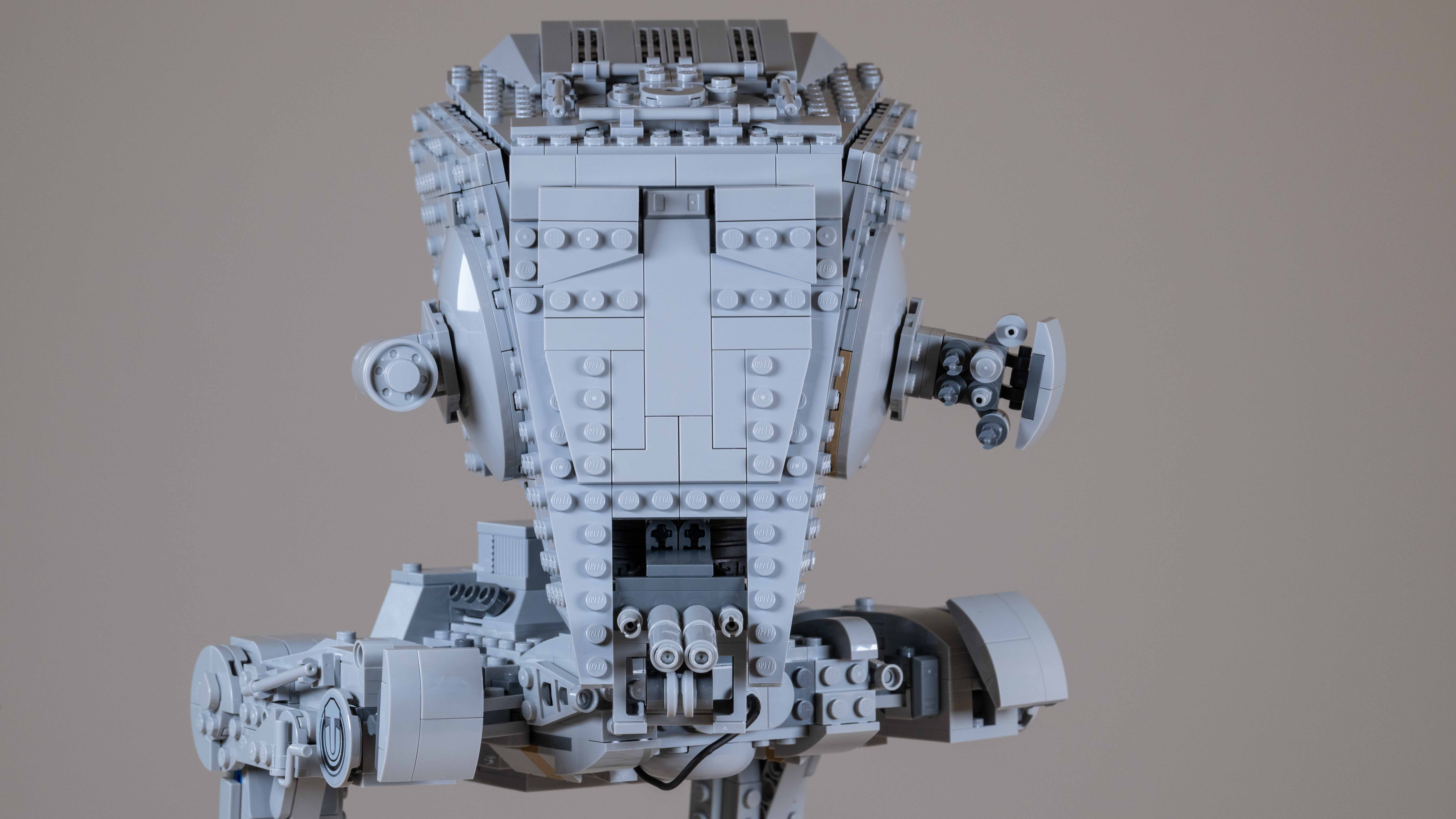 Lego Star Wars AT-ST Walker (75417) on a neutral background