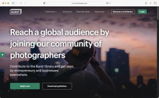 Burst by Shopify, a free stock photo site for businesses