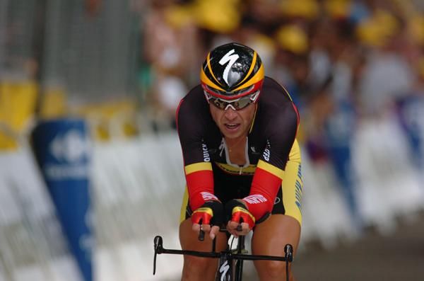 Belgian time trial champion Stijn Devolder (Quick Step)