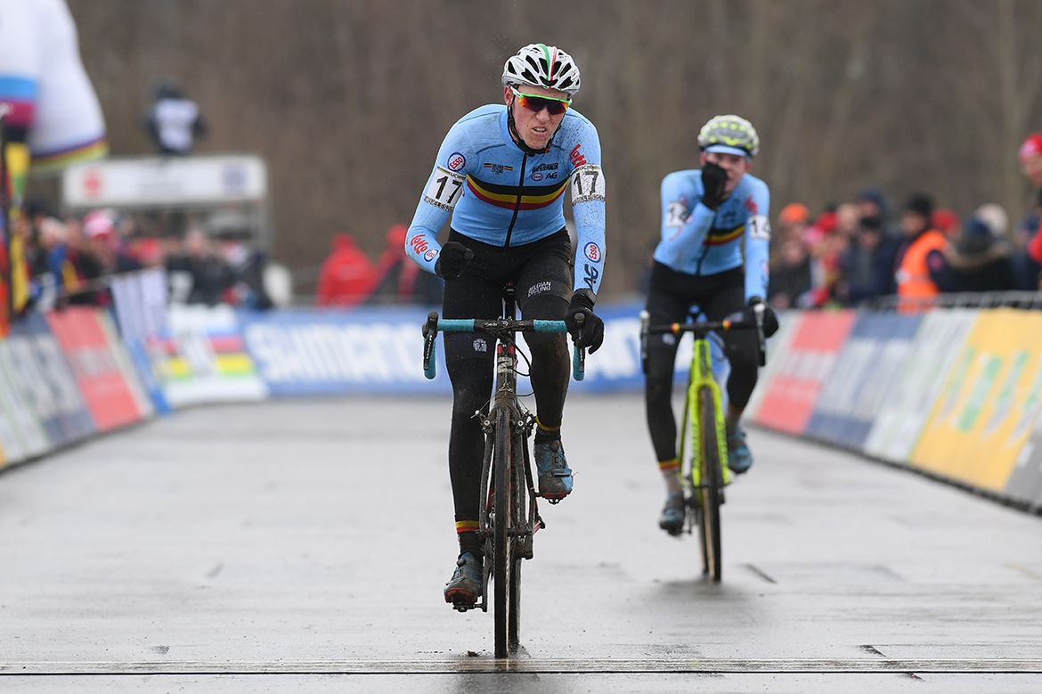 The Belgians cross the line disappointed