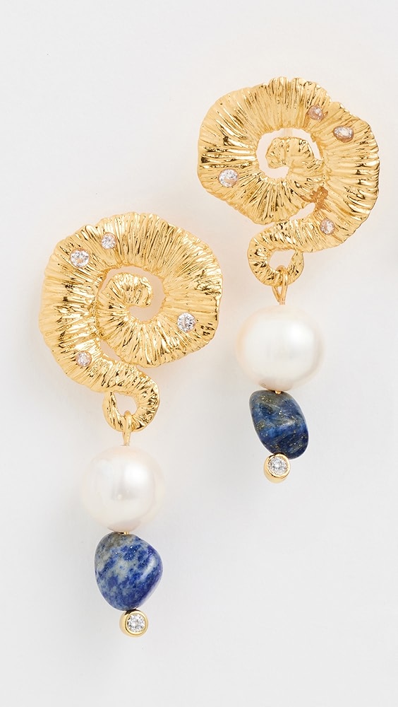 Jetset Gems Earrings - Gold