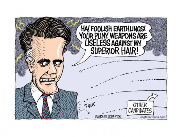 Romney&amp;#039;s mane defense