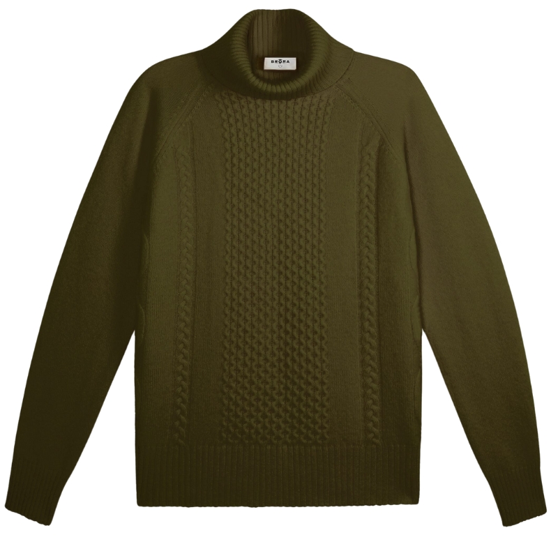 Brora, Supersoft Lambswool Cable Jumper