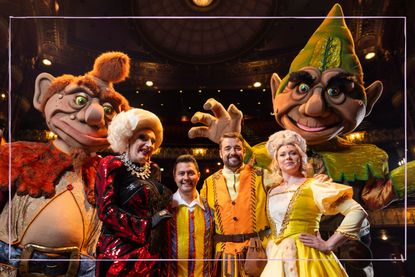 Jason Manford leads the cast as Jack. He joins Ben Nickless, as Silly Simon, plus Myra BuBois as Mrs Bunderbore, and Emma Williams as Princess Jill in Jack and the Beanstalk panto 2023 Manchester