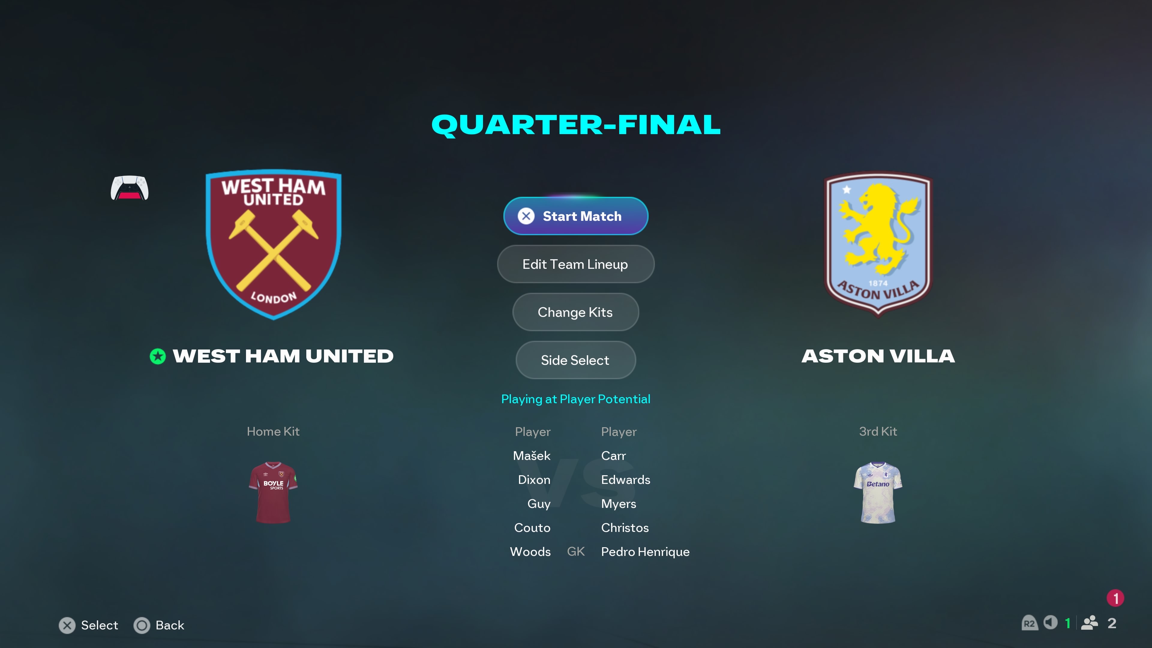The intro screen for an FC 26 youth tournament in Rush