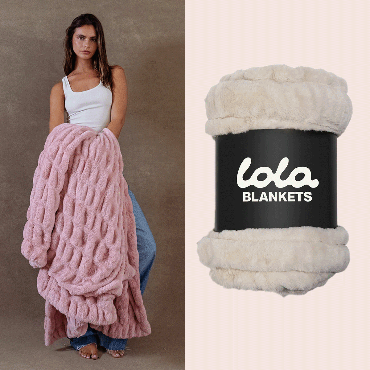 Collage Image of Lola Blankets