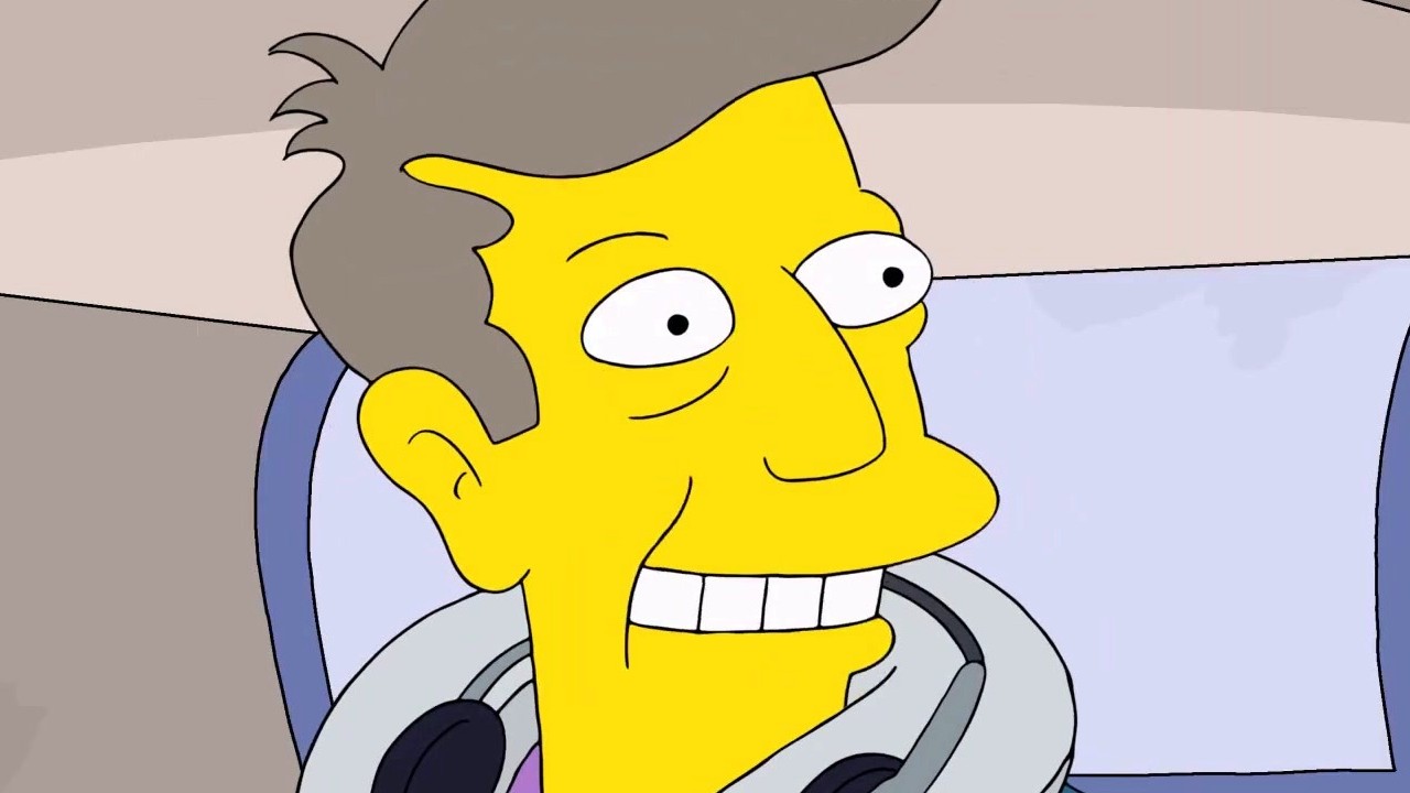 Principal Skinner gritting his teeth