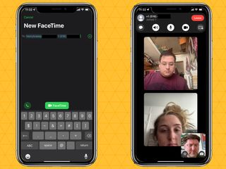 how to use SharePlay: add your contacts and begin the facetime call