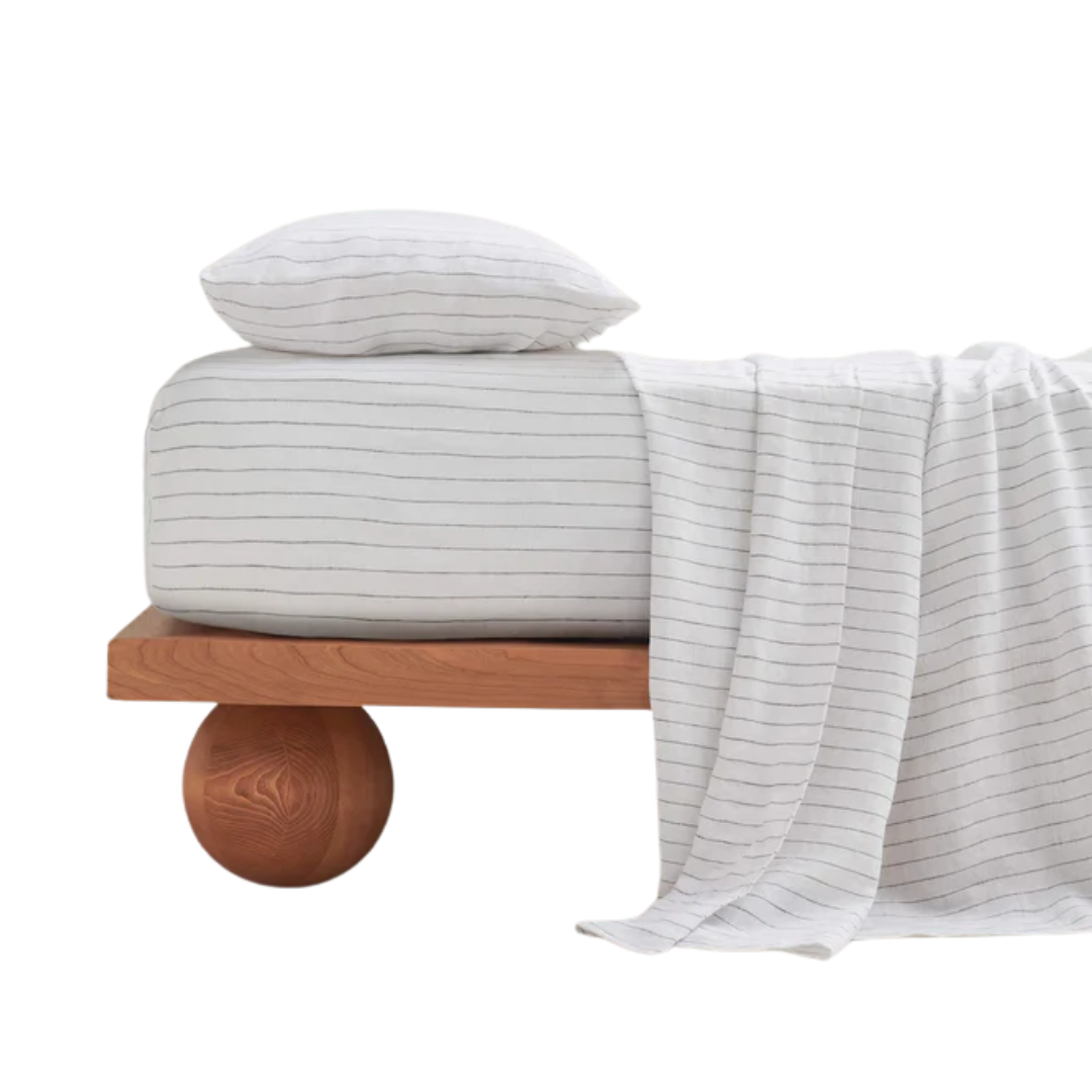 Brooklinen, Washed European Linen Core Sheet Set